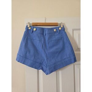 Derek lam 10 Crosyby Blue Shorts 2